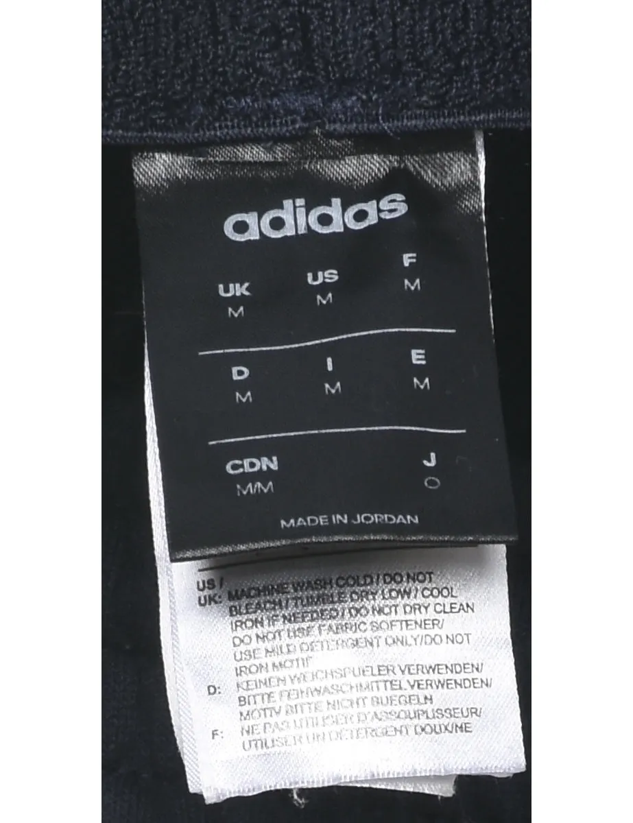 Adidas Navy & White Jogging Bottoms - W32 L27