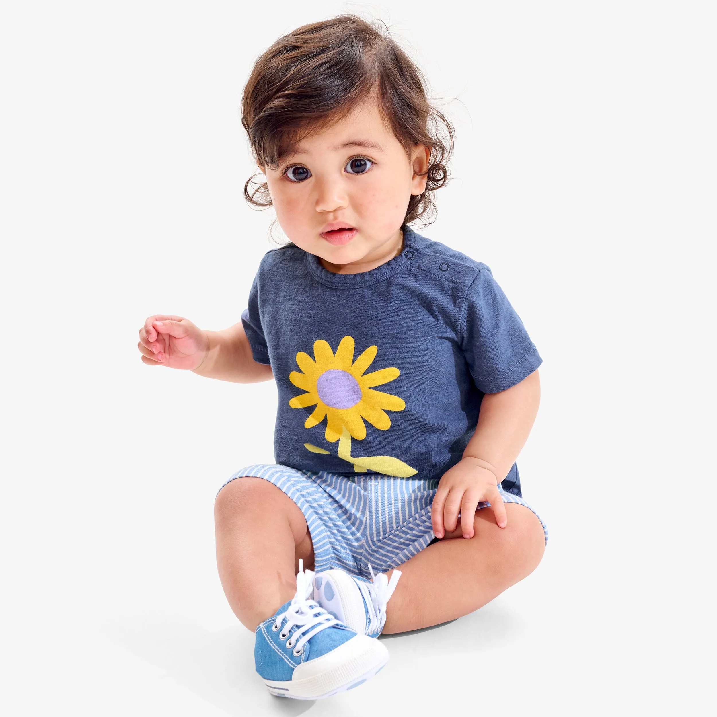 Baby sunflower tee