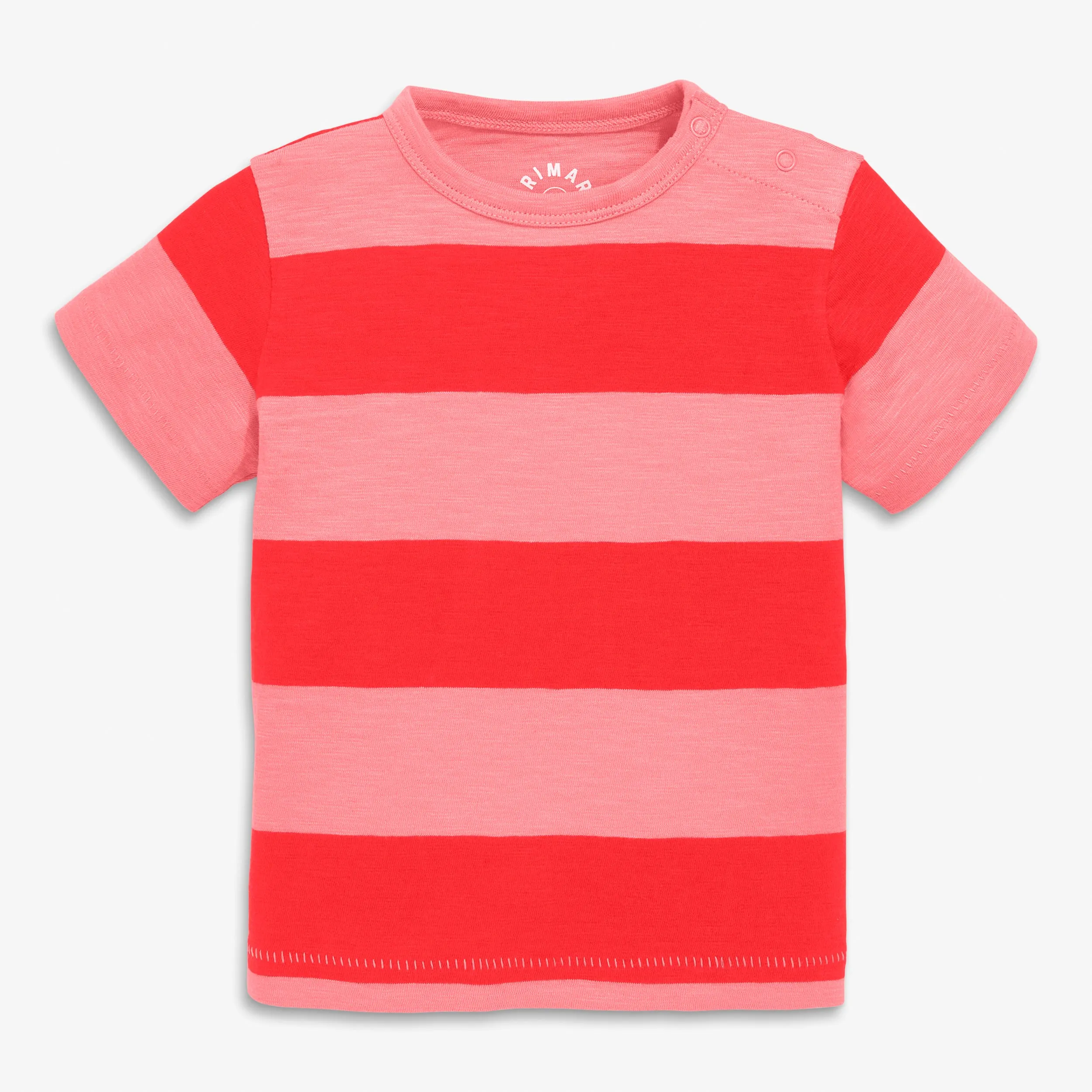 Baby tee in rugby stripe