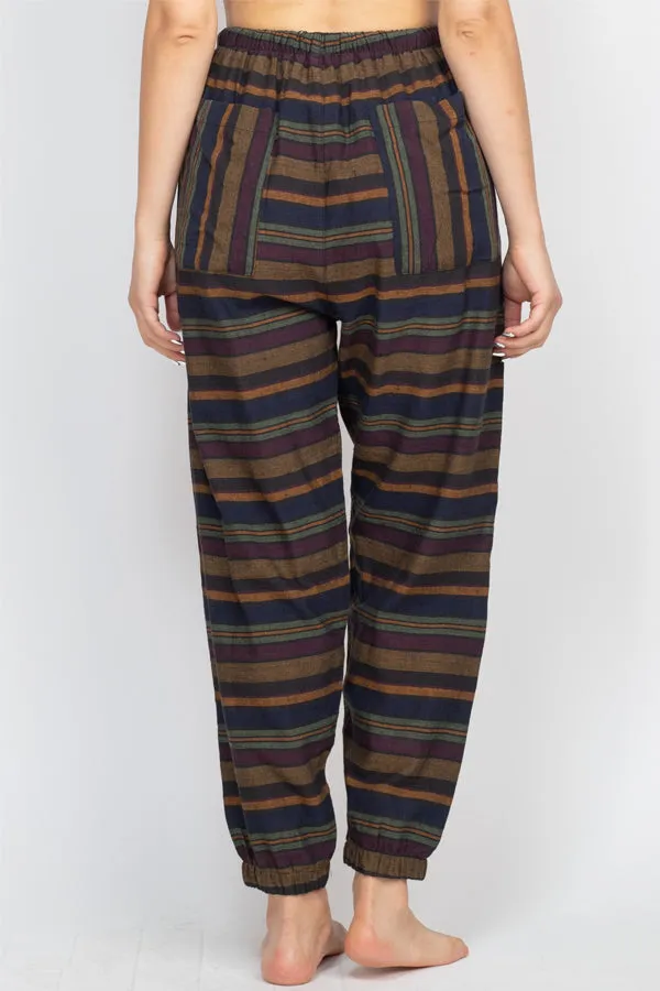 Beachy Boho Stripe Studio Pants