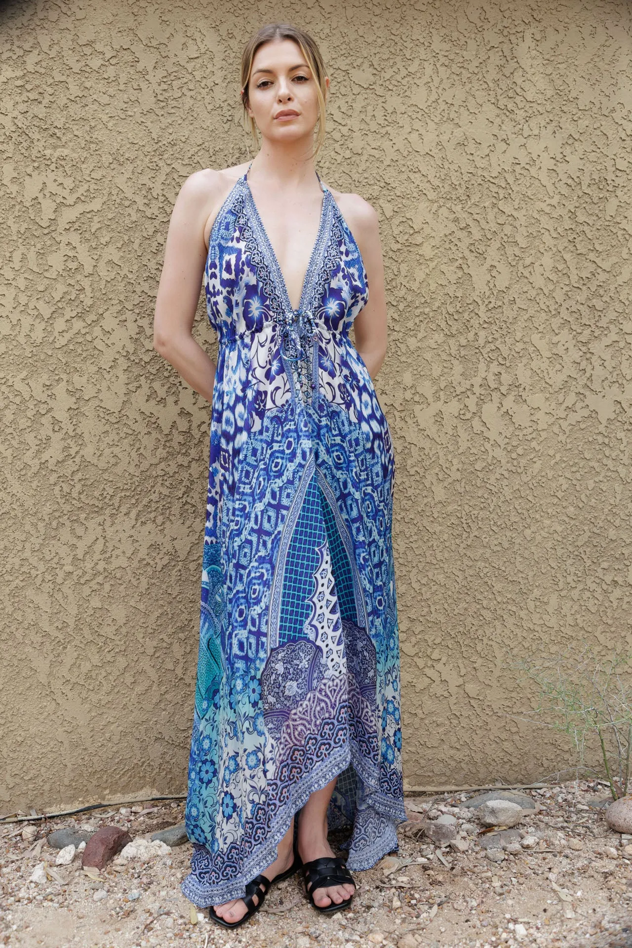 Blue Maxi Dress For Women