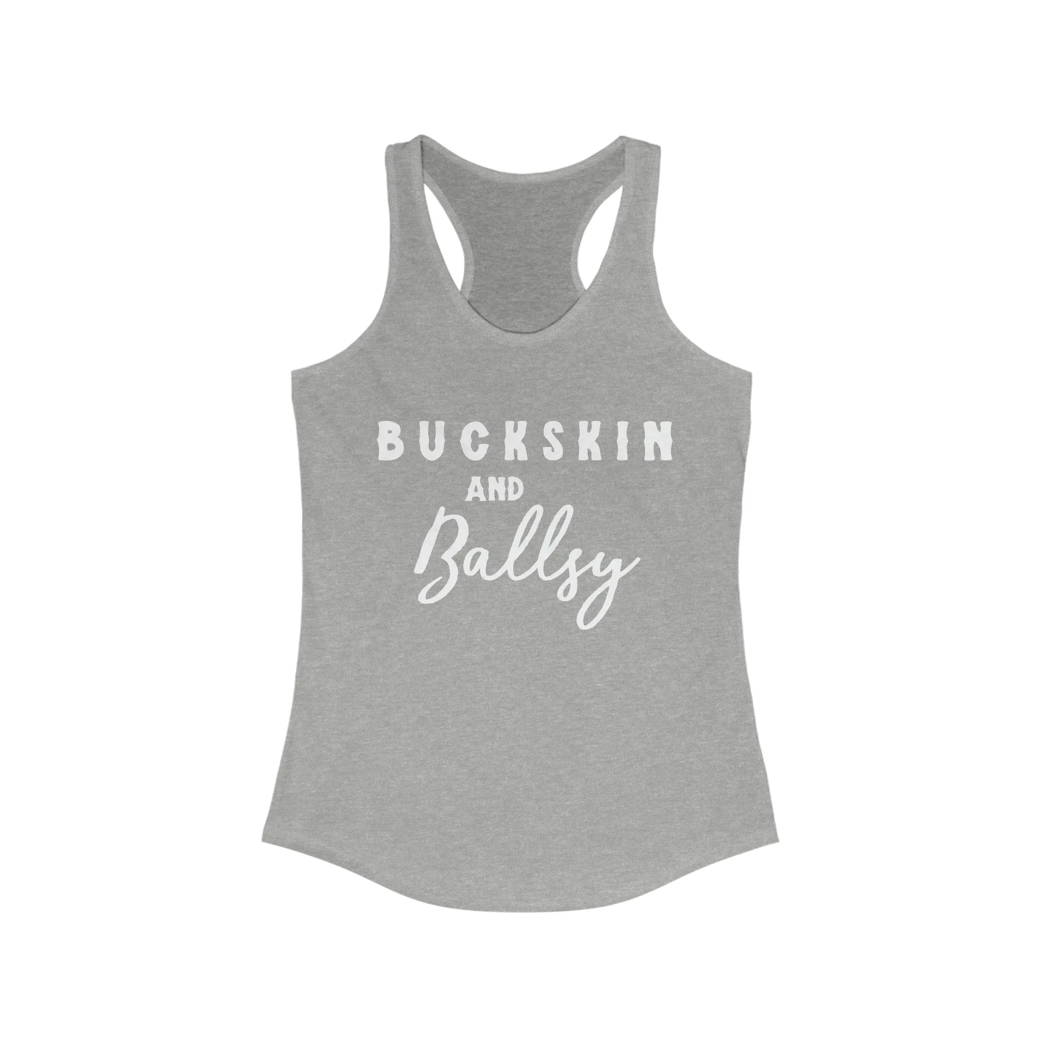 Buckskin & Ballsy Racerback Tank