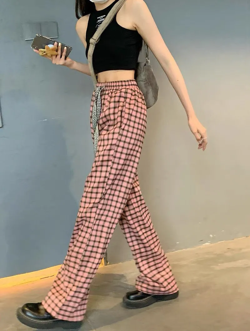 Checked Pants