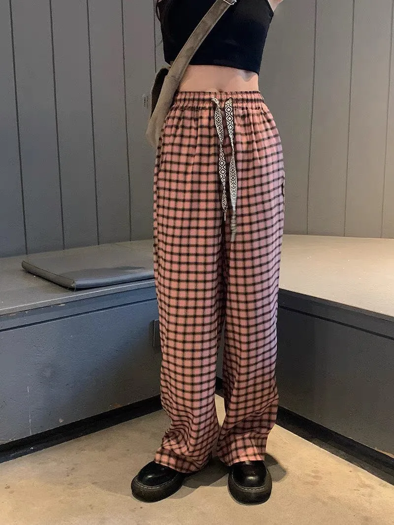 Checked Pants