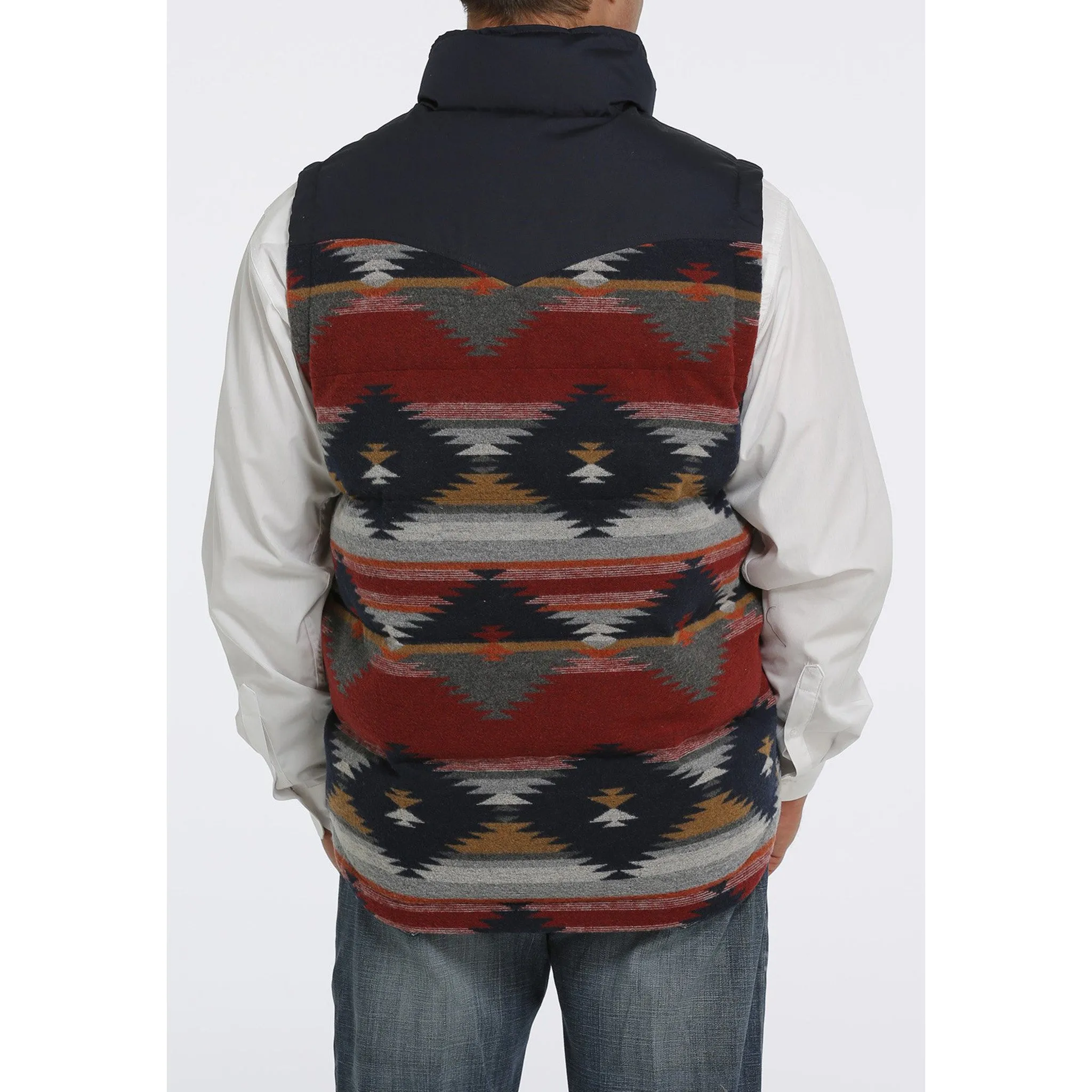 Cinch Men's Aztec Puffer Vest