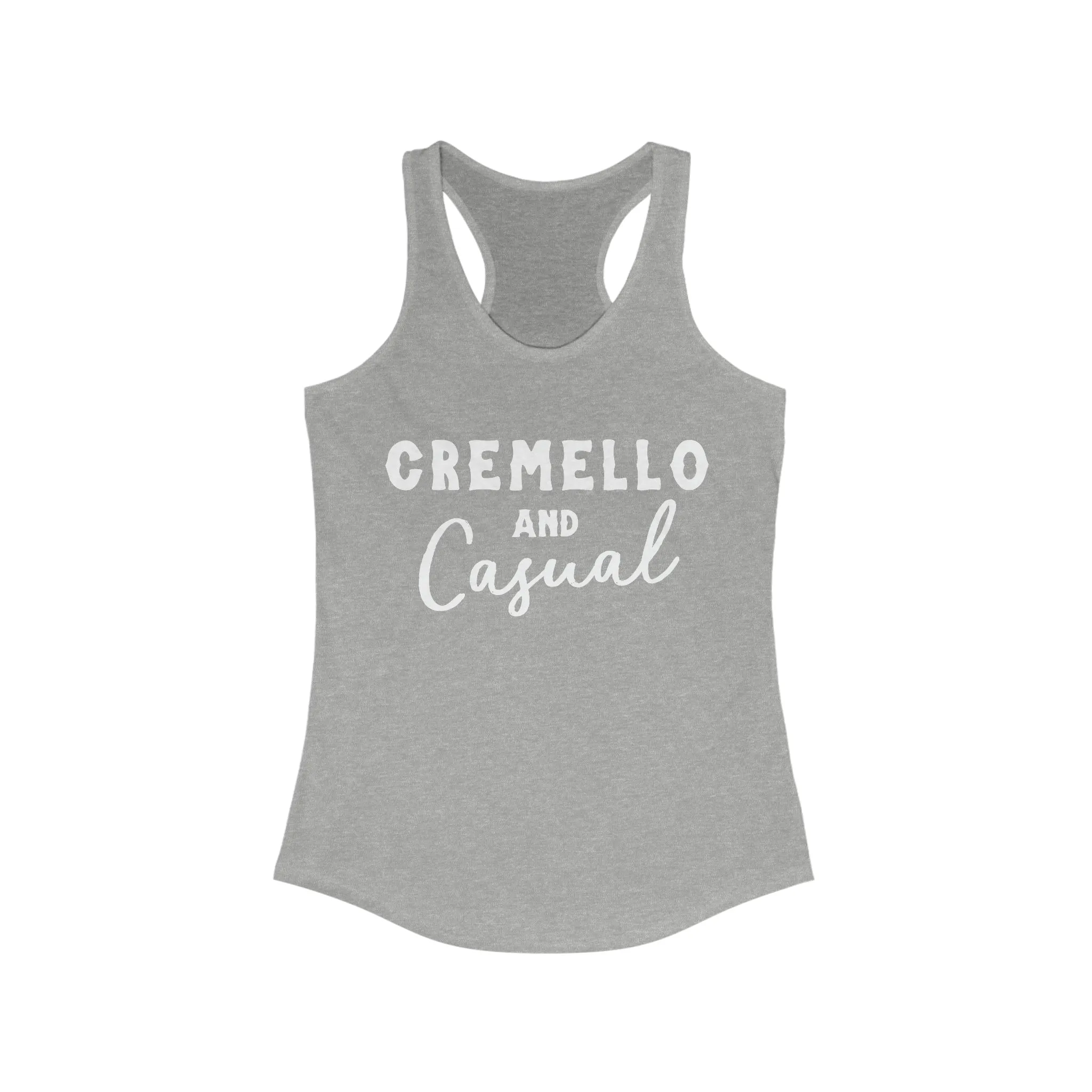 Cremello & Casual Racerback Tank