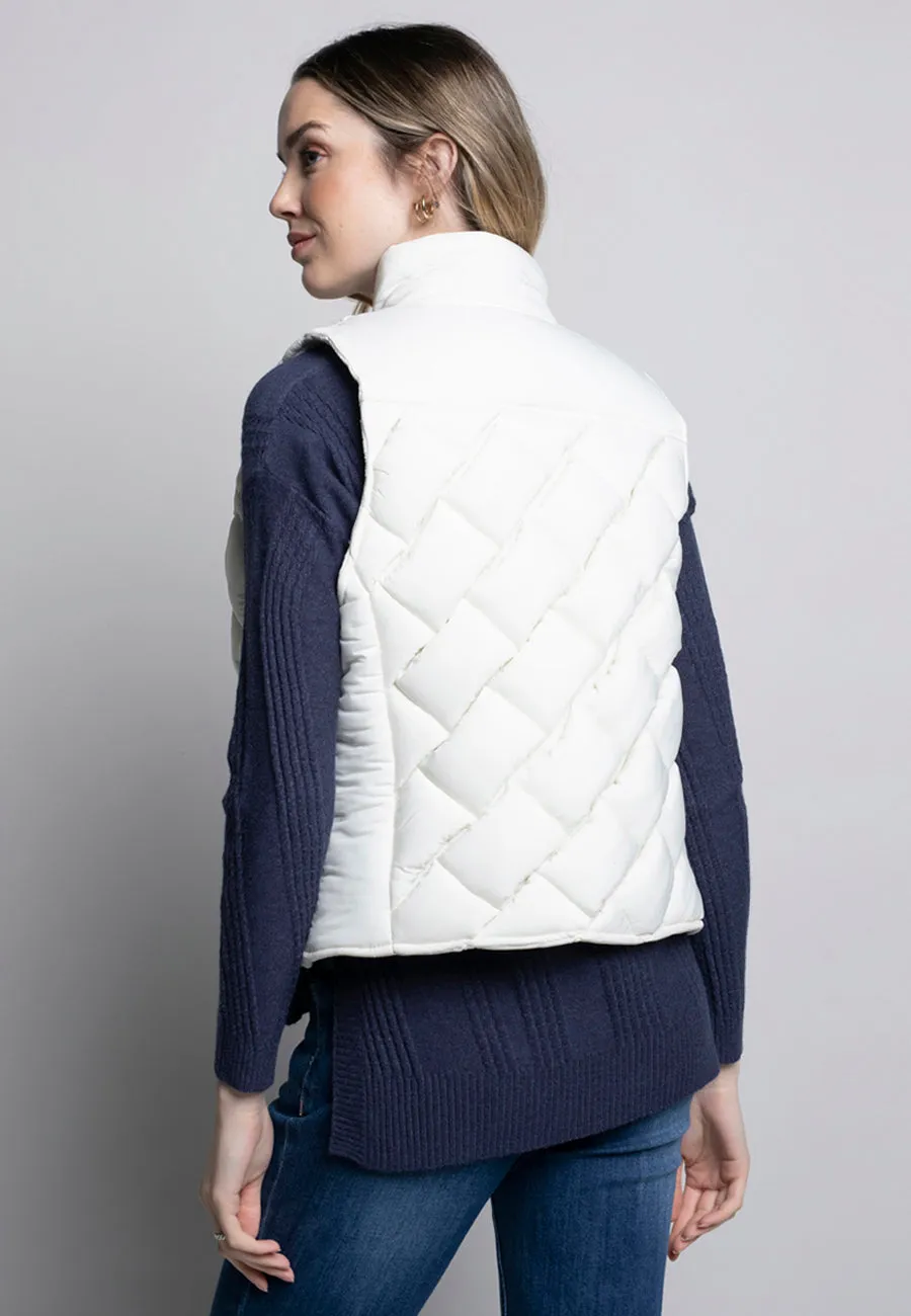 Dimensional Zip-Front Vest