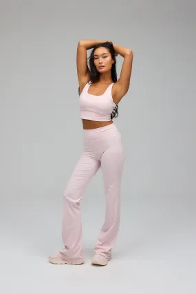 Flare Yoga Pants - Soft Pink