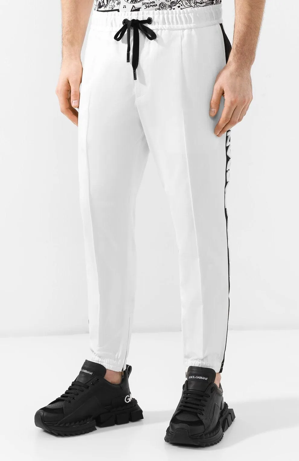 Flared Logo Jogging Pants