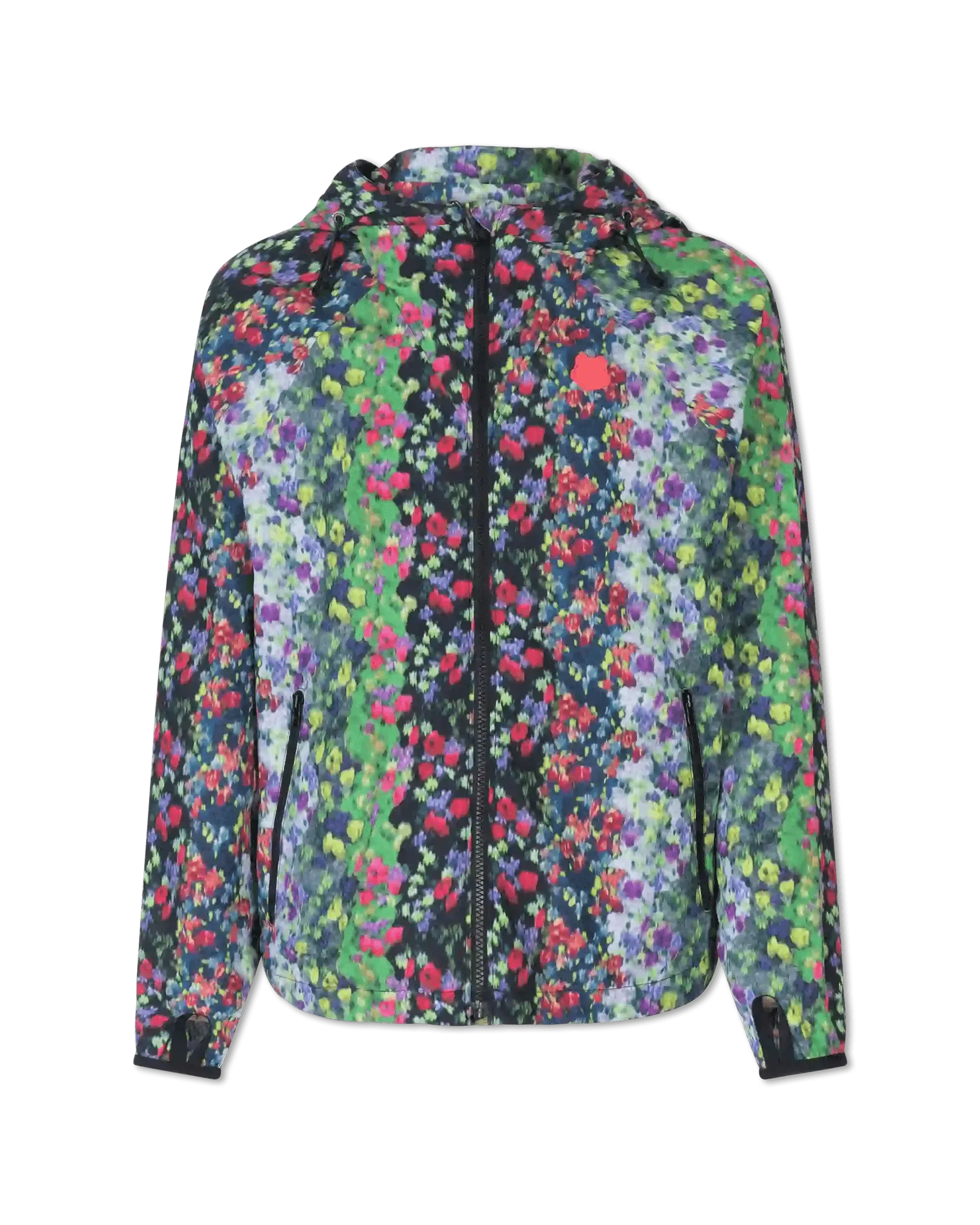 Floral Printed Windbreaker