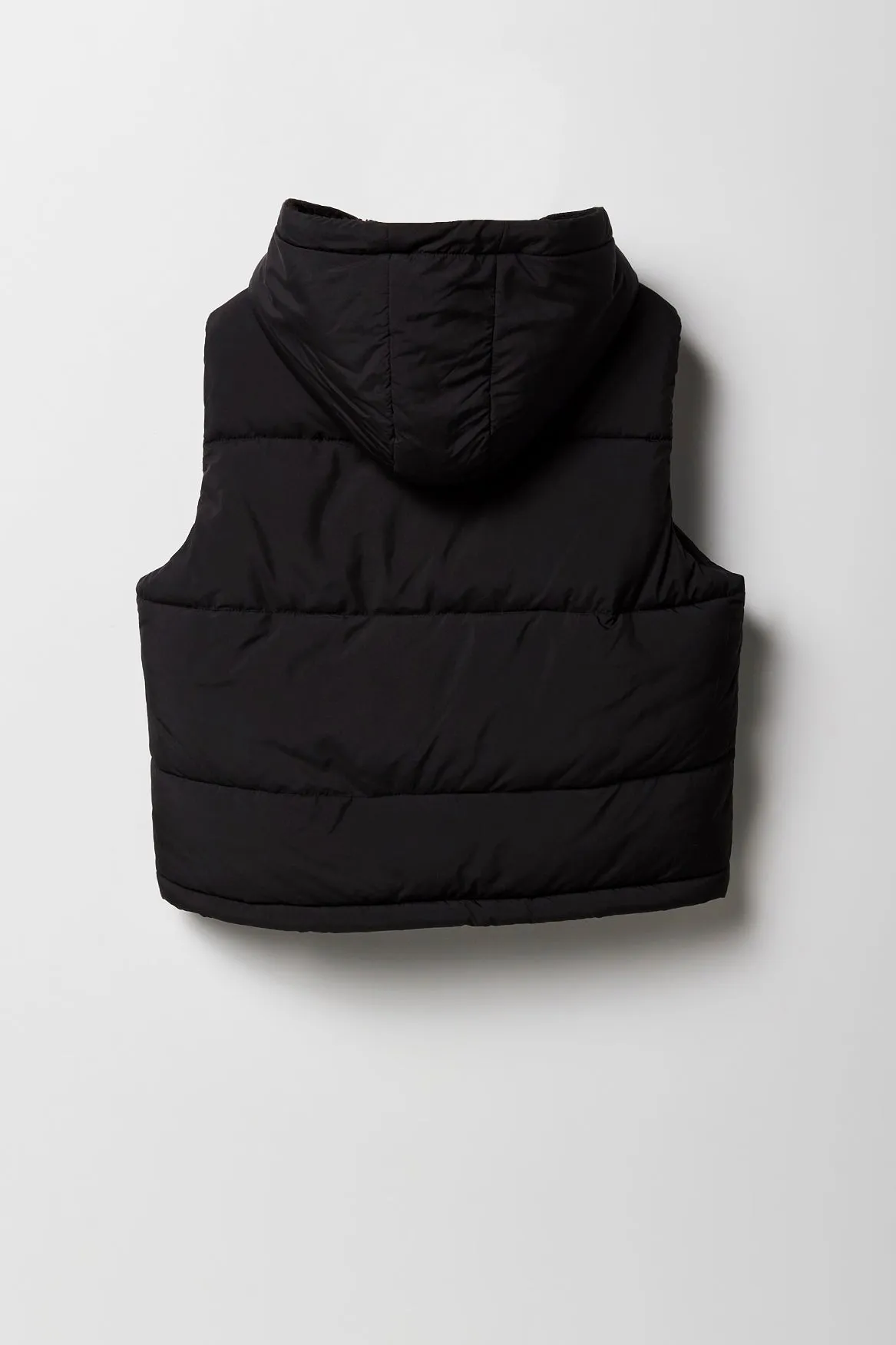 Girls Sherpa Lined Puffer Vest