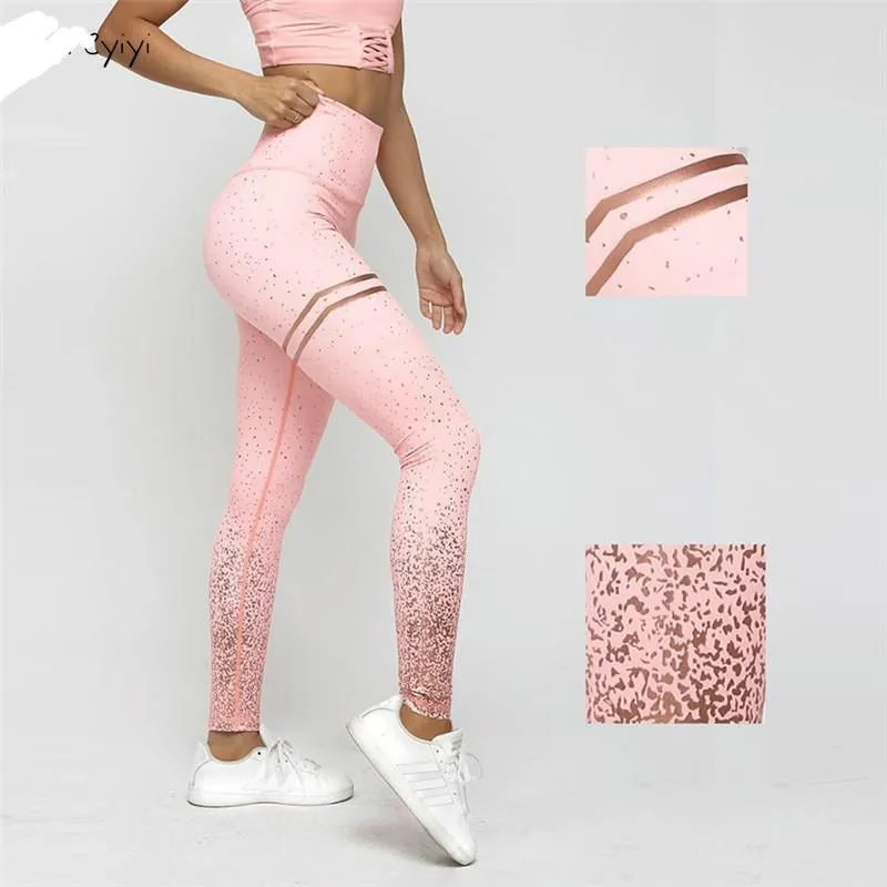 Graffiti Print Pencil Fitness Skinny Pants DE143