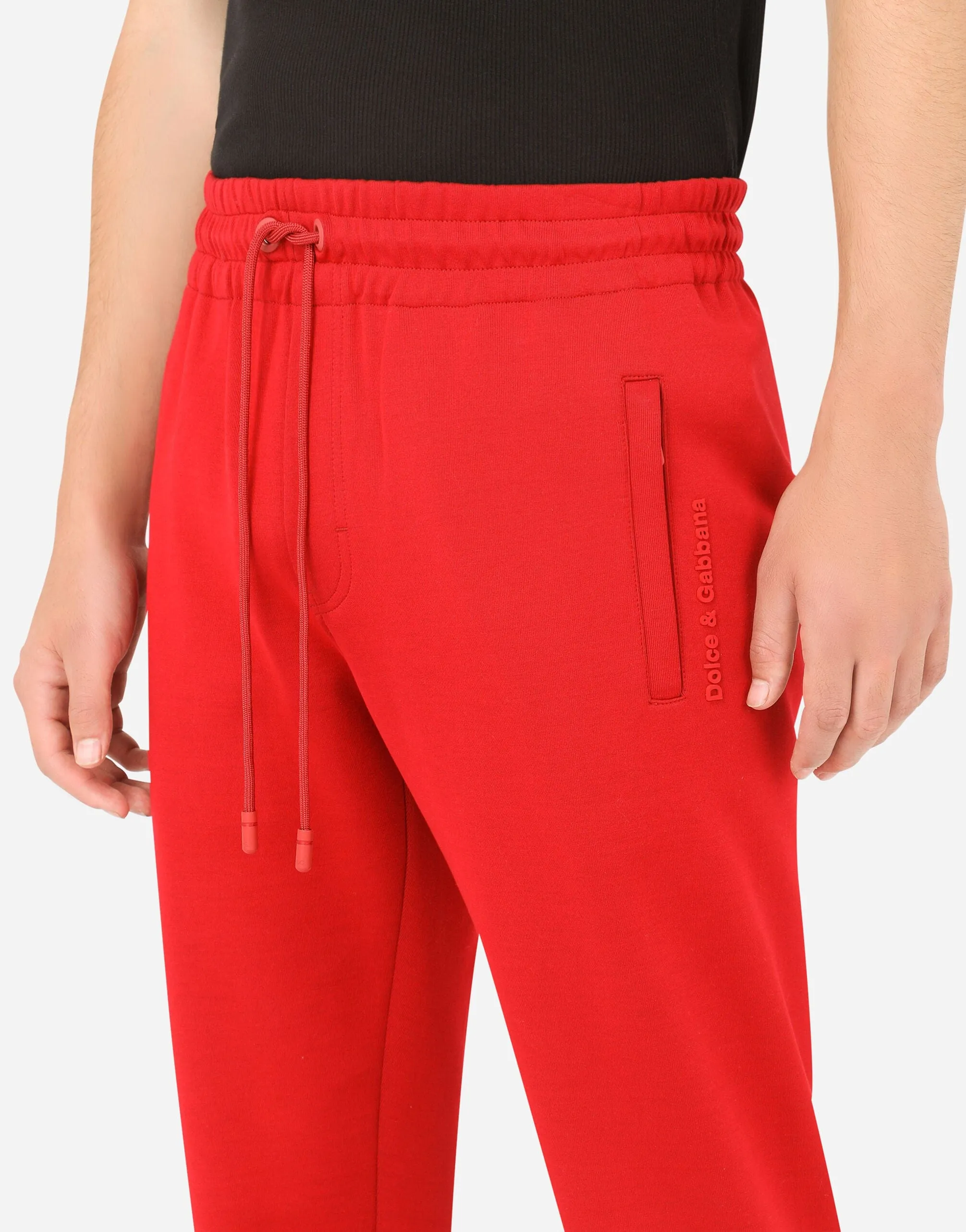 Jersey Jogging Pants With DG Patch