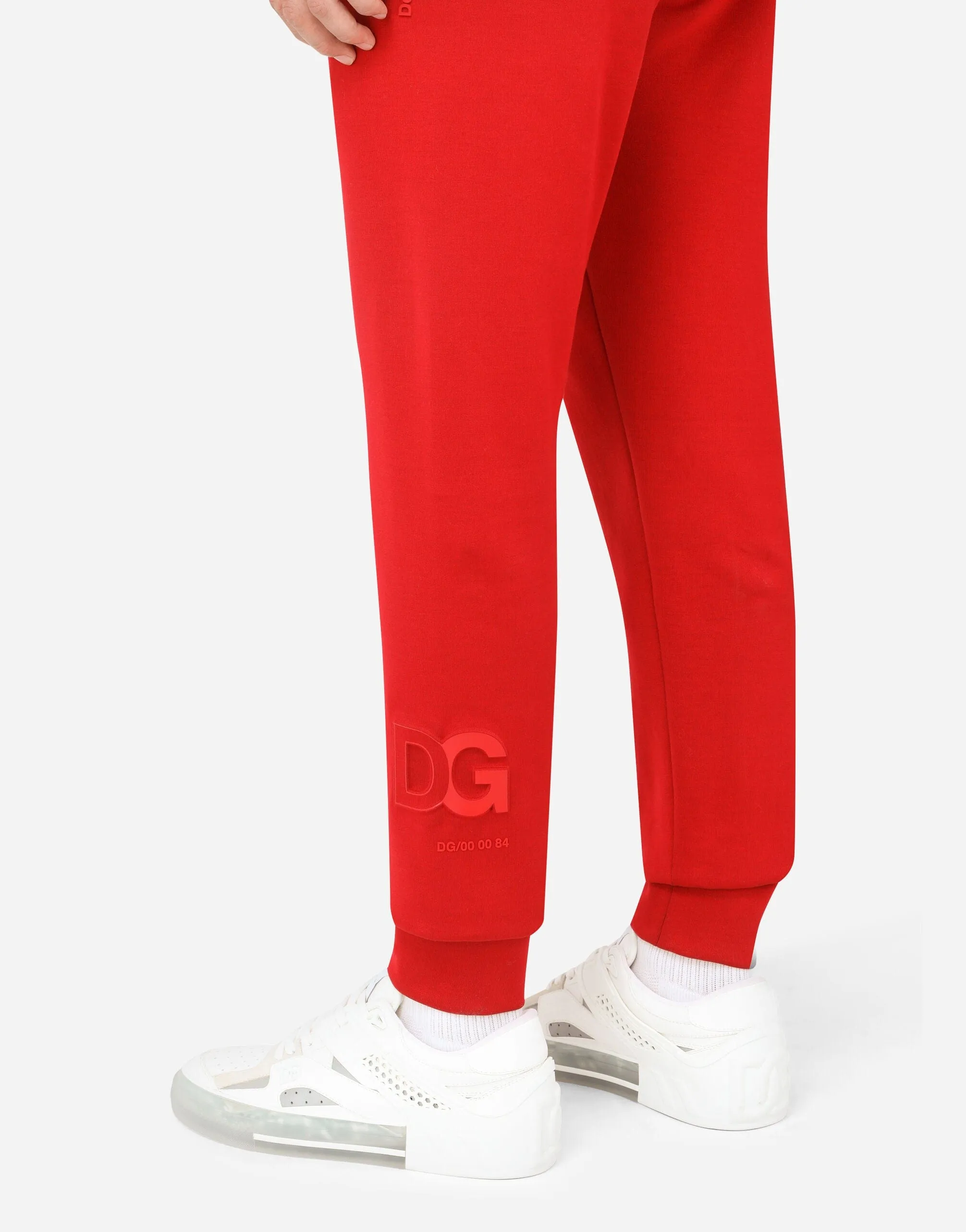 Jersey Jogging Pants With DG Patch