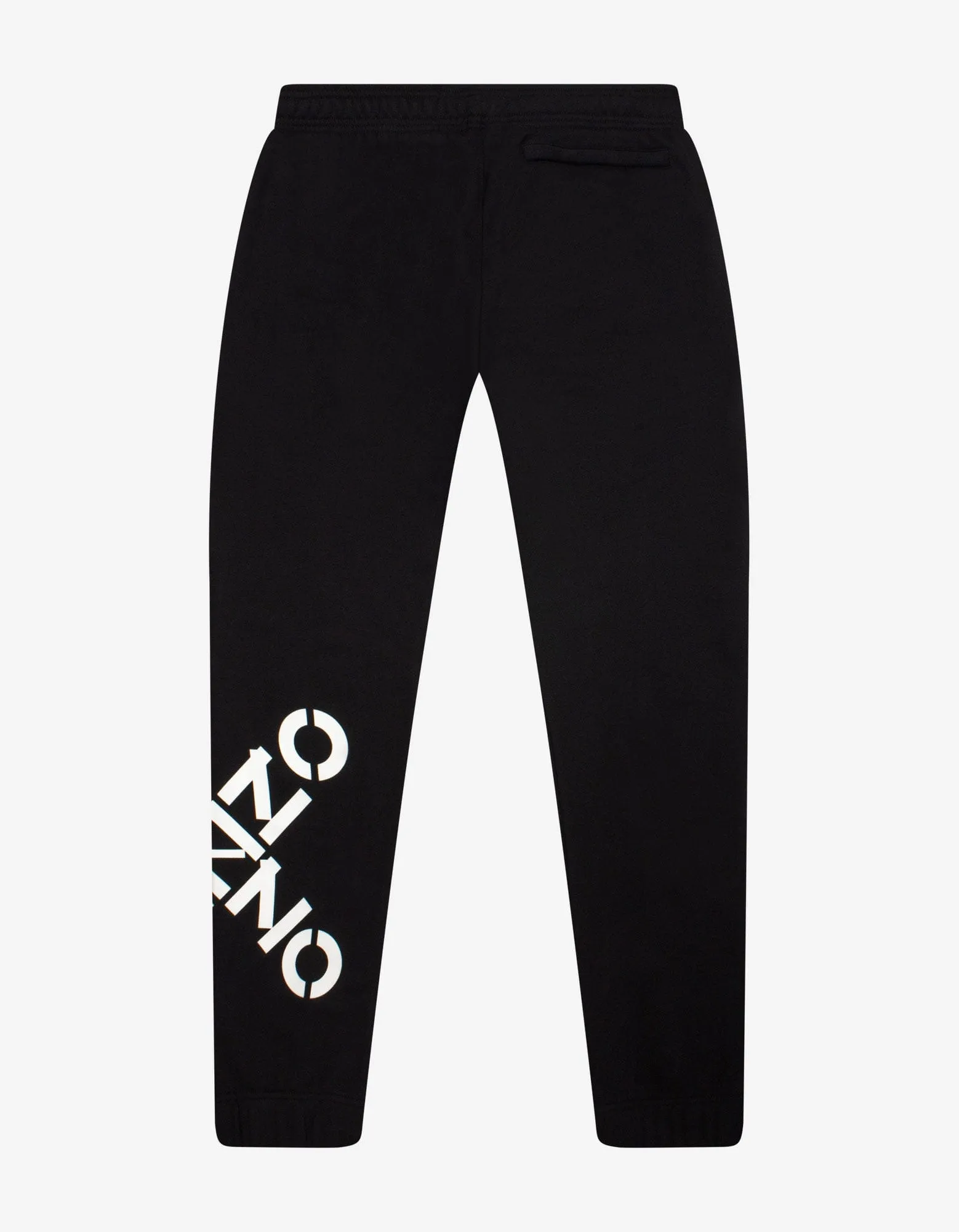 Kenzo Black Crossed Logo Sweat Pants