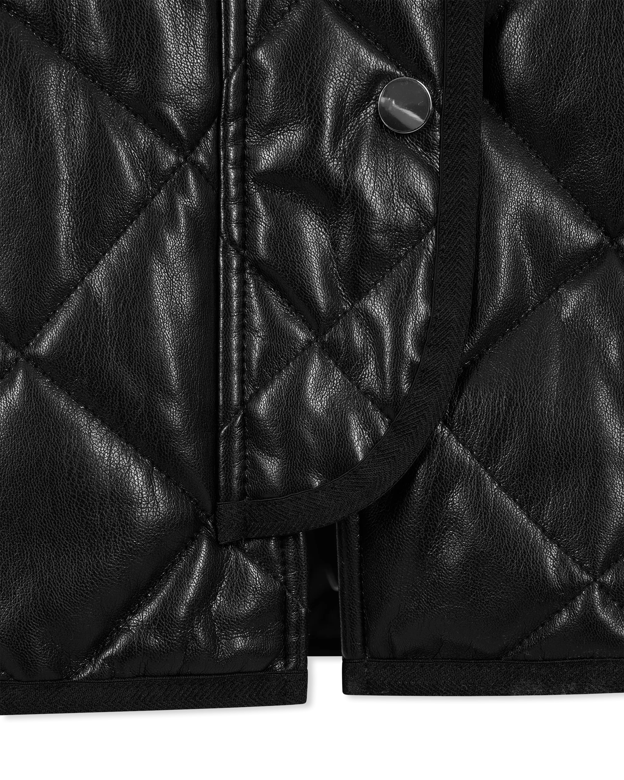 Liberty Vegan Leather Quilted Coat