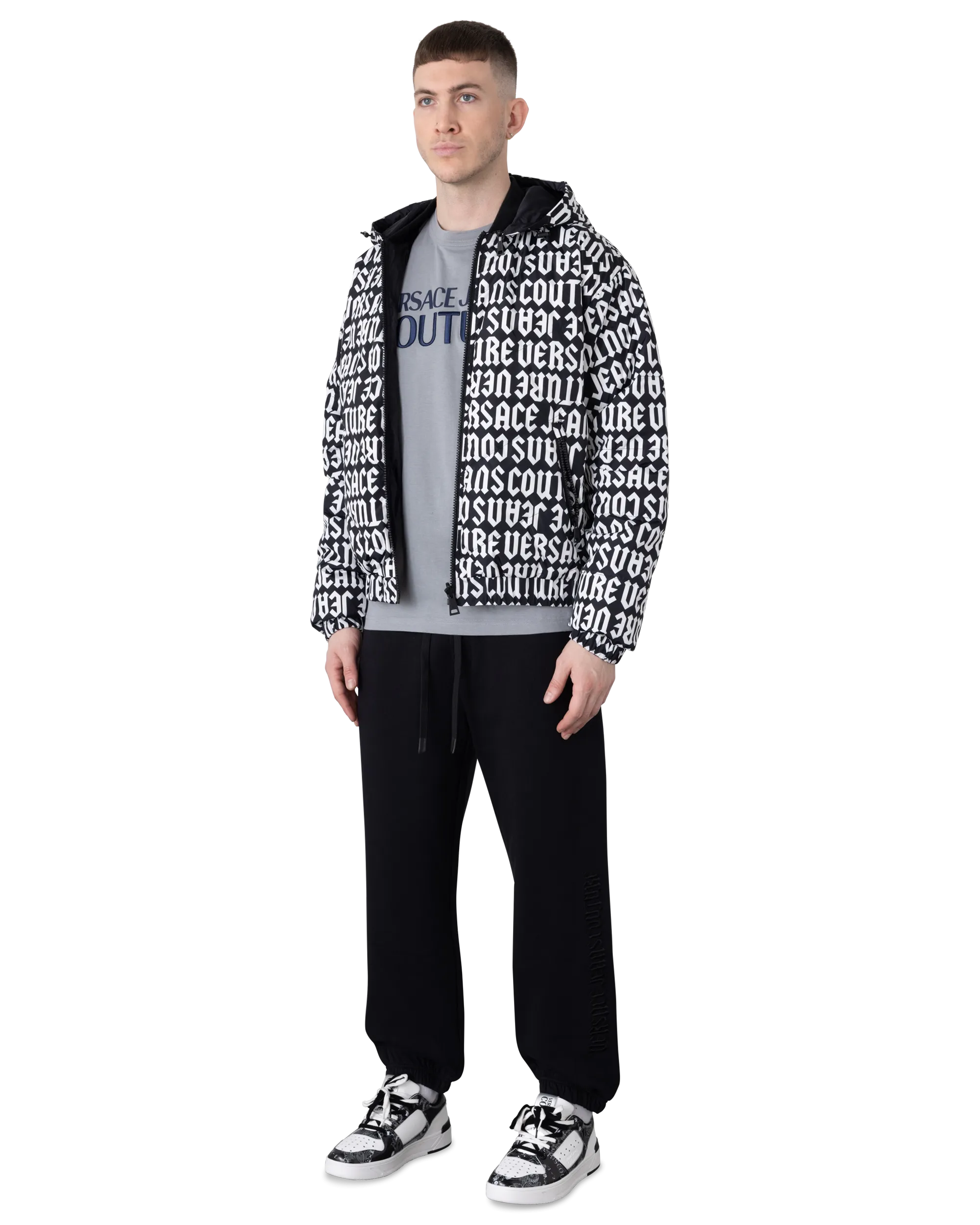 Logomania Reversible Puffer Jacket