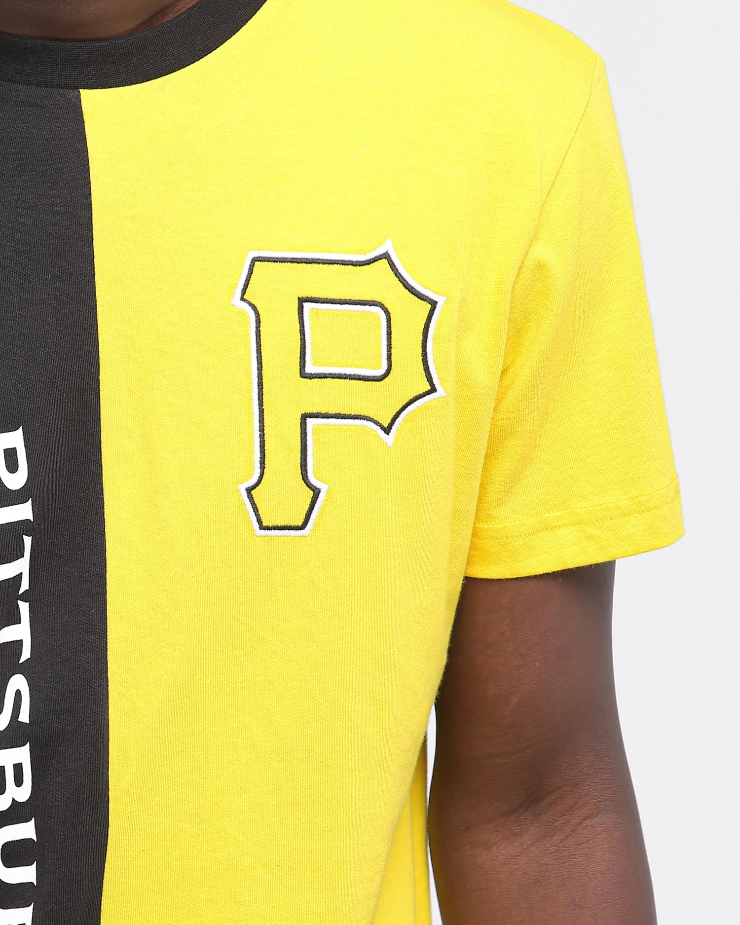 Majestic Athletic Pittsburgh Pirates Split Tee Black/Yellow