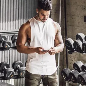 Men's Cotton Solid Colored Tank Top