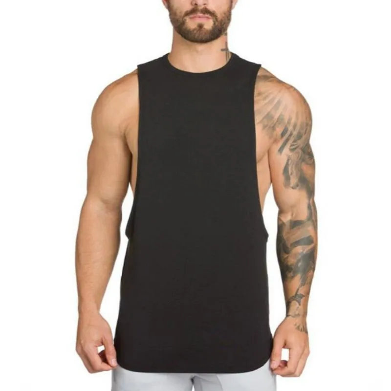 Men's Cotton Solid Colored Tank Top