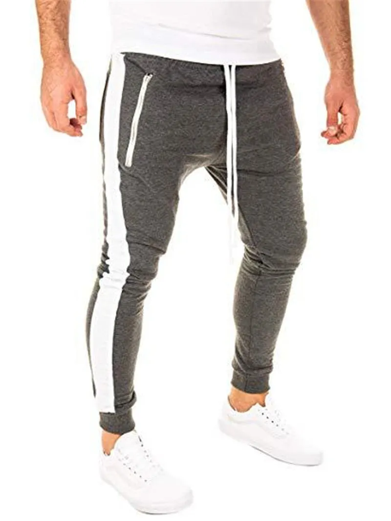 Men's Sport Grey Fitness Running Pants