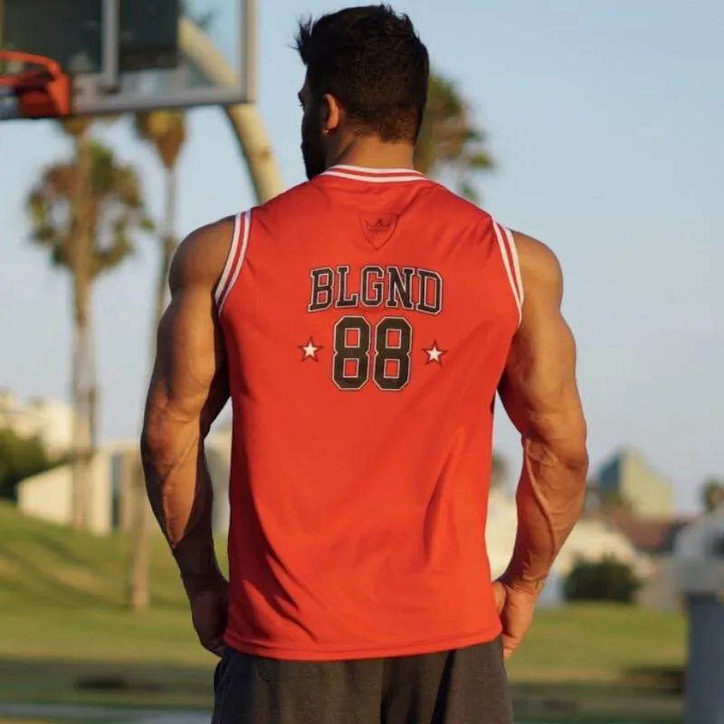 Men's Summer Breathable V-Neck Tank Top "BLGND 88"