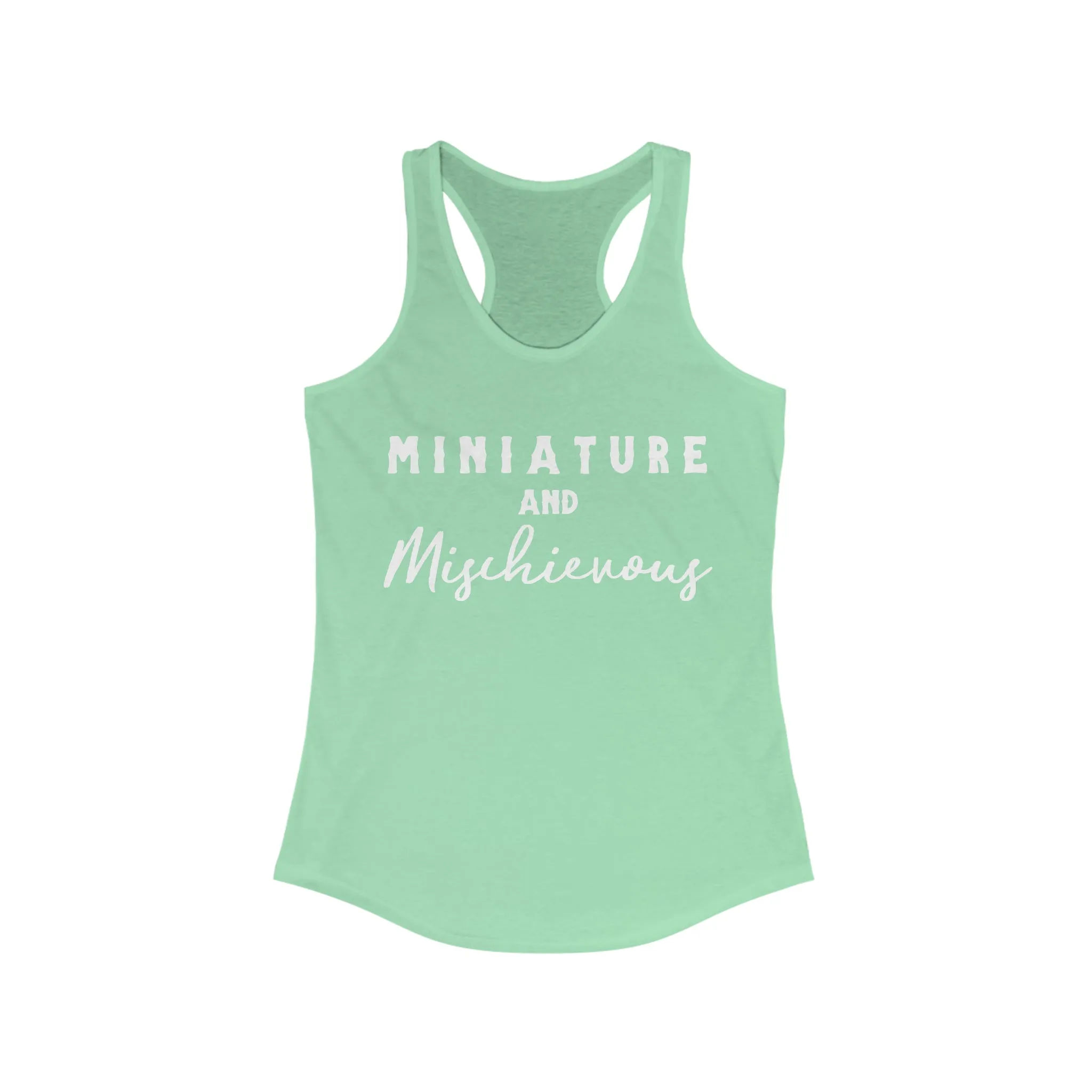 Miniature & Mischievous Racerback Tank