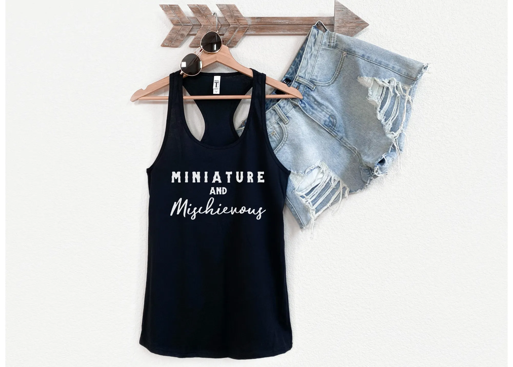 Miniature & Mischievous Racerback Tank