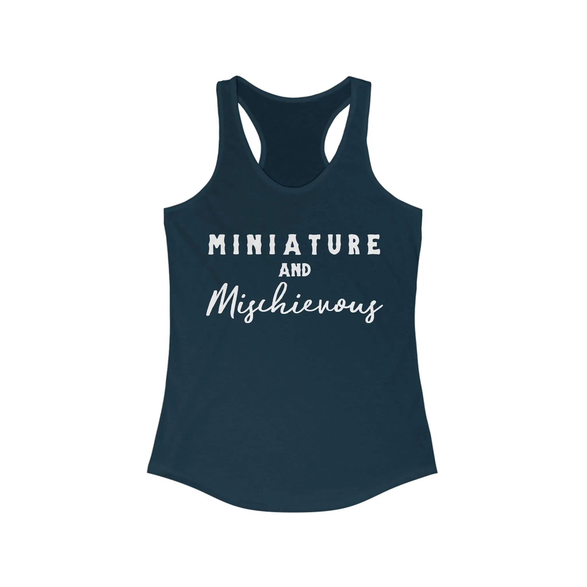 Miniature & Mischievous Racerback Tank