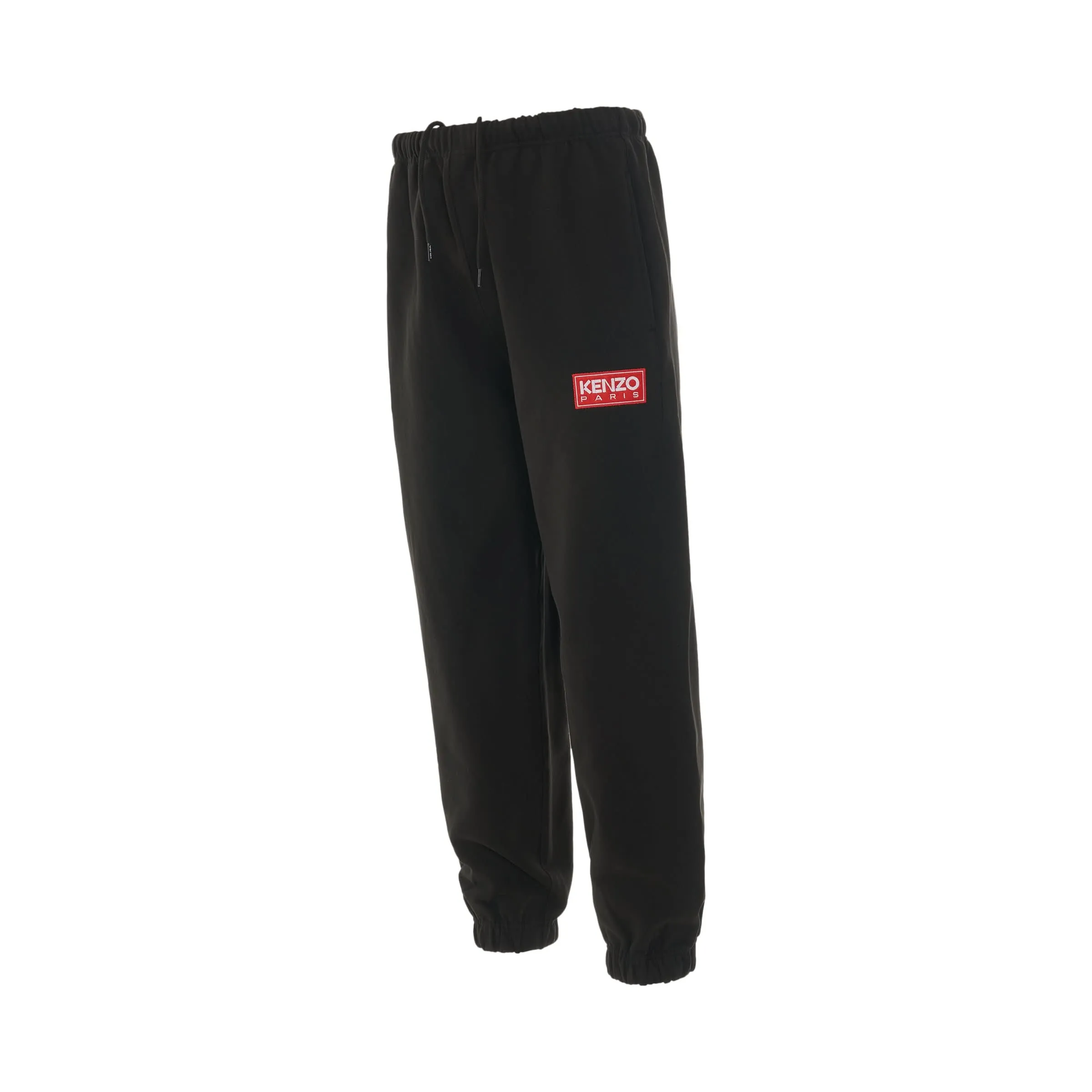 Paris Logo Jogging Pant in Black