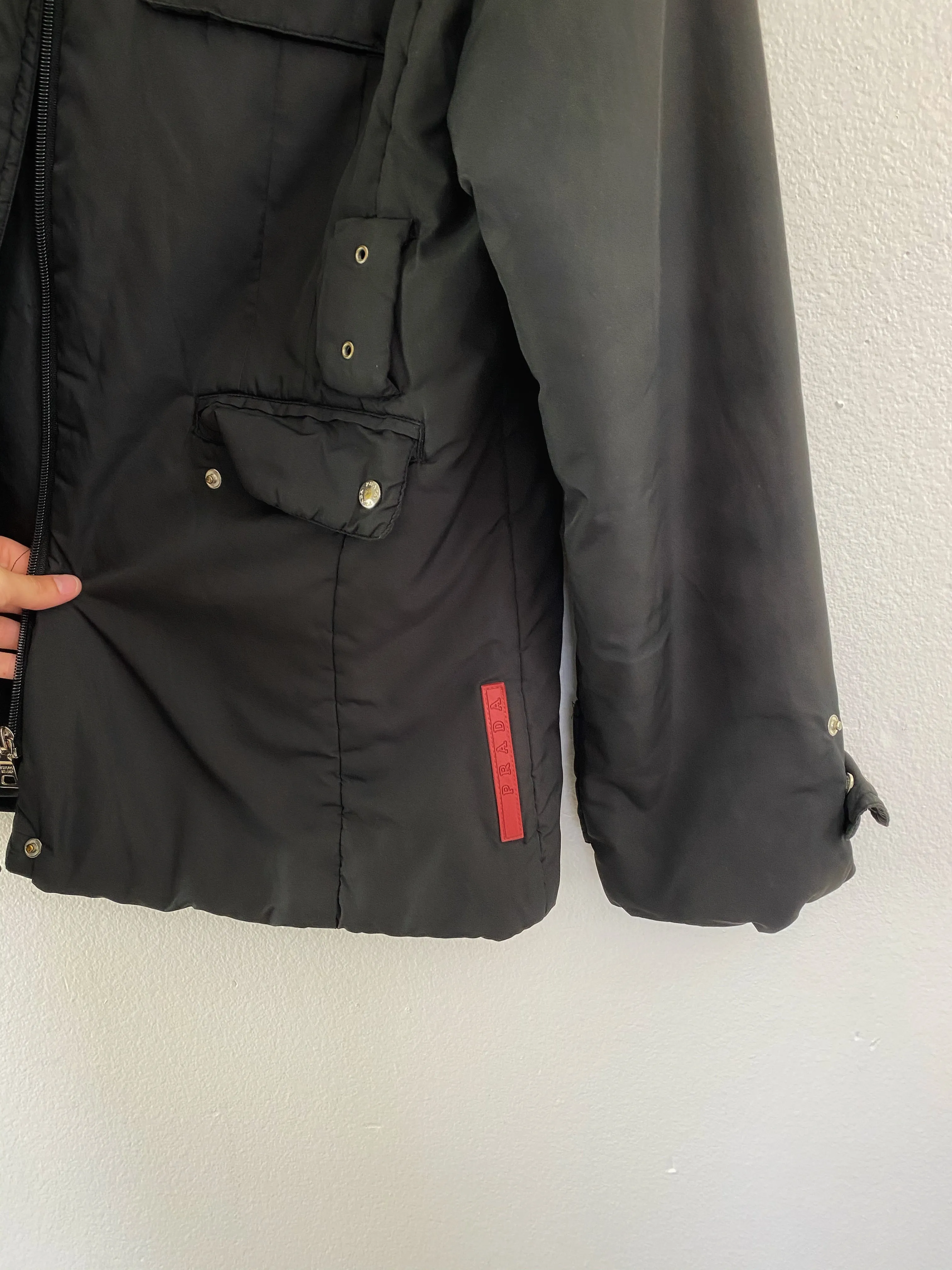 PRADA Puffer Down Coat Jacket Large