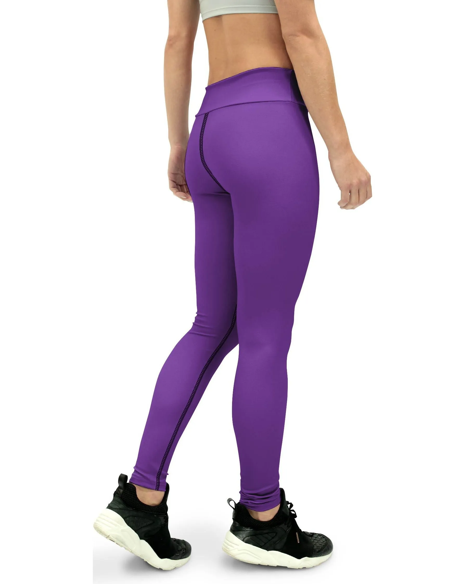 Solid Lavender Yoga Pants