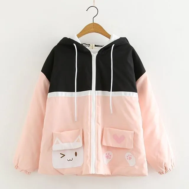 Sweet Kitten Windbreaker