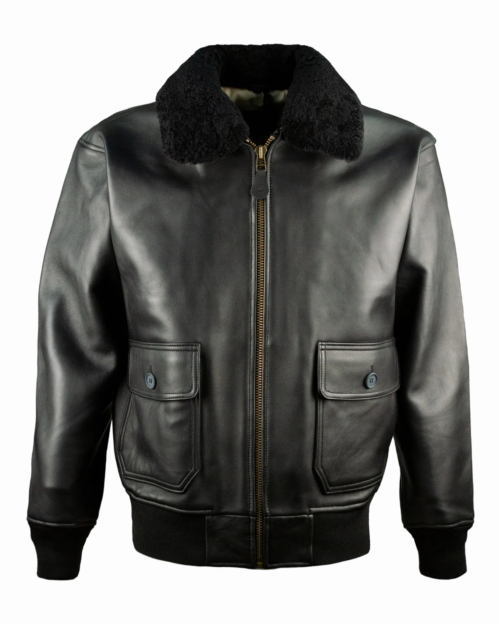 TOP GUN® OFFICIAL MILITARY G-1 LEATHER JACKET