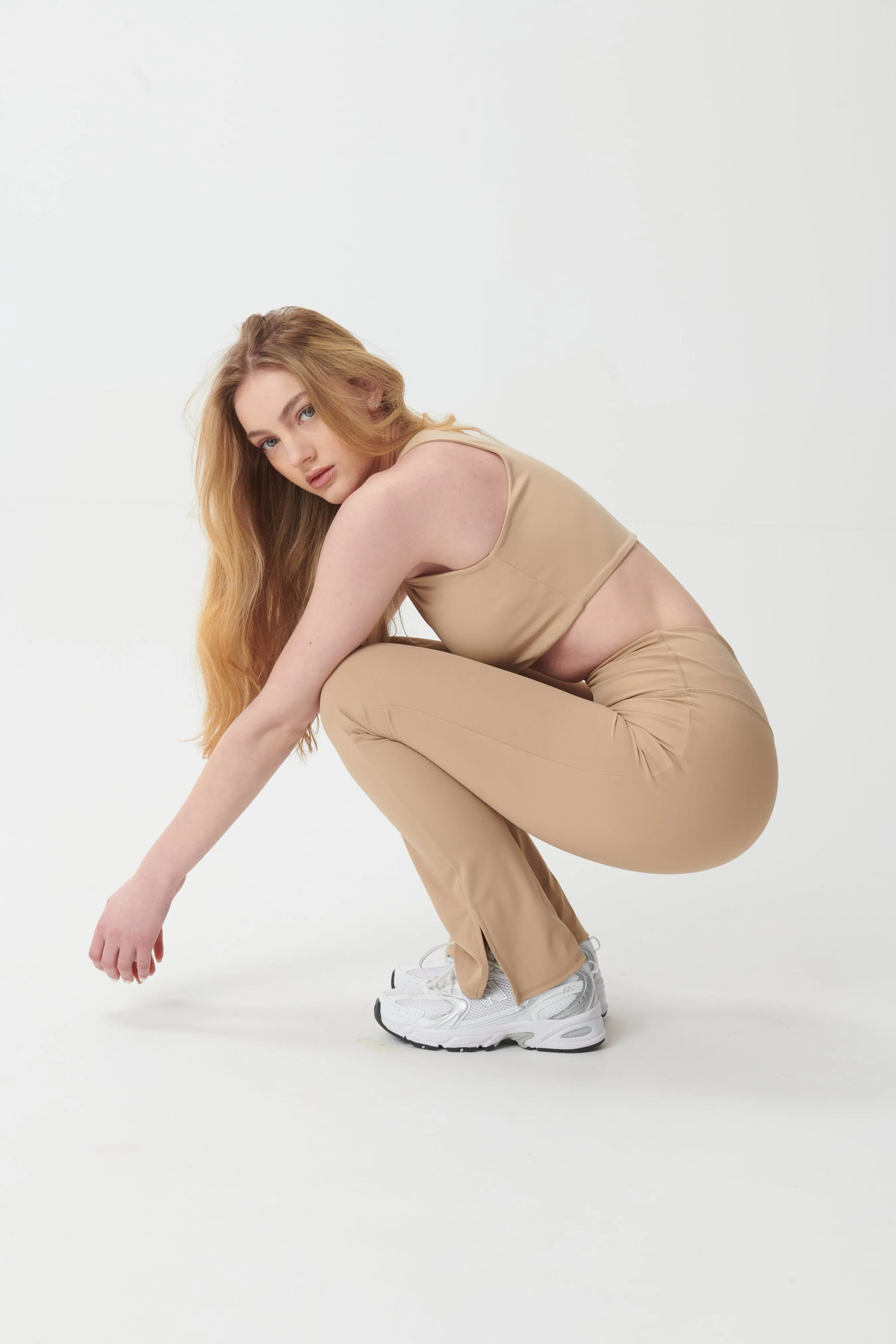 Ultimate Flared Yoga Pants - Sand